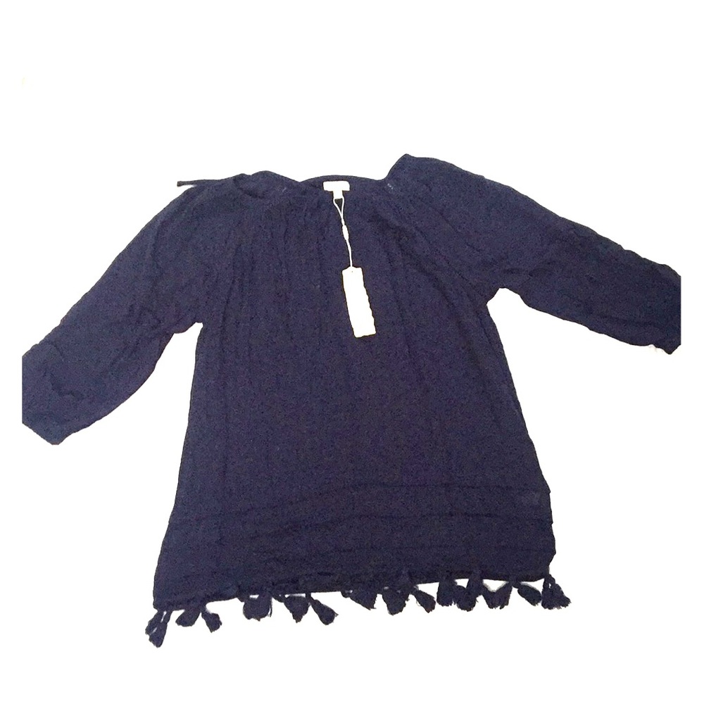 Navy blue blouse